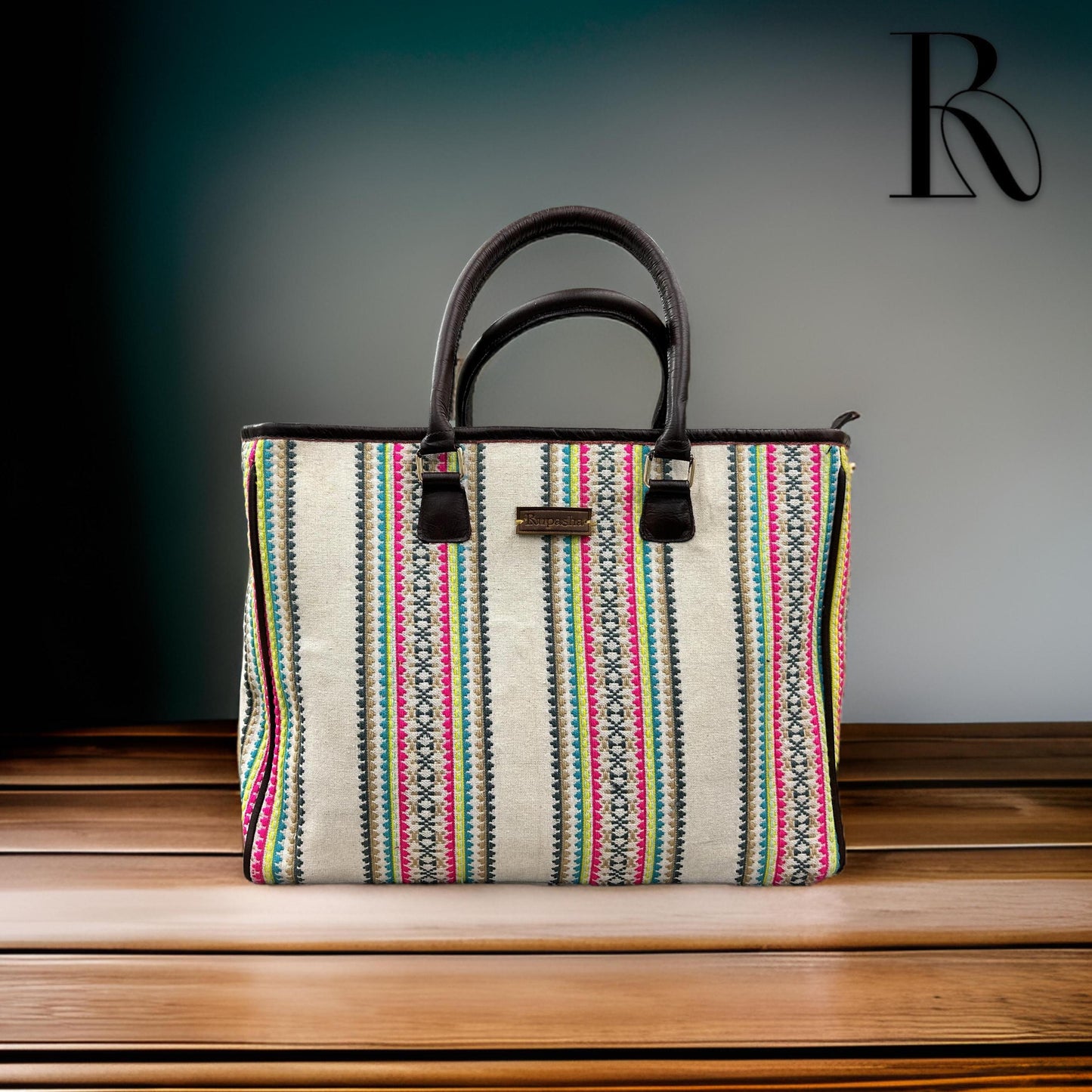 Multicolor Stripe Tote